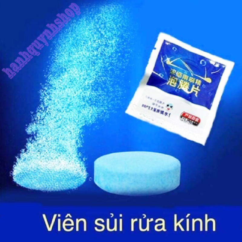 Combo 10 Viên Sủi Nén Rửa Kính Ô Tô – 1 Viên Pha 4 Lít Nước