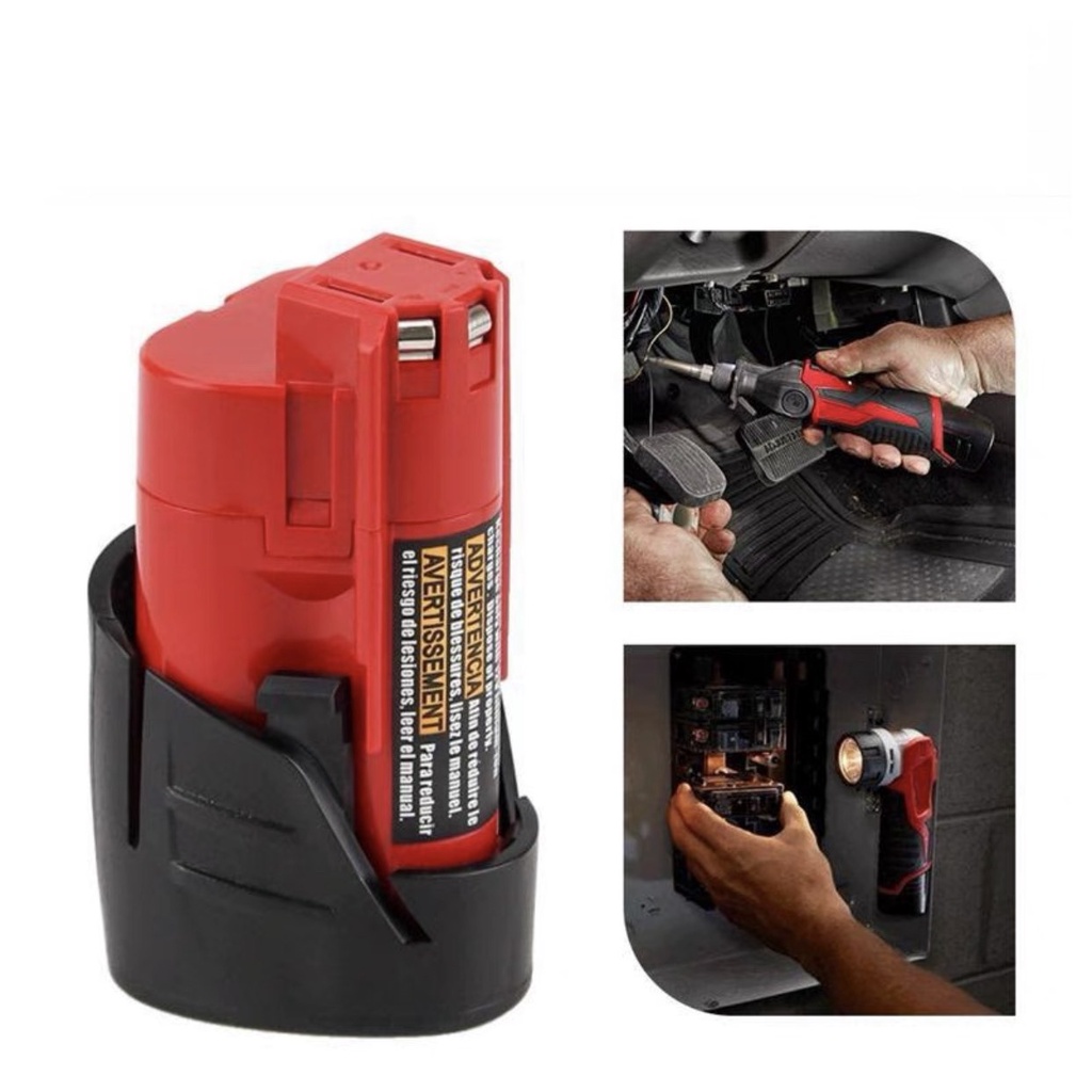 Pin M12 Milwaukee 10.8 -12 vol nhận sạc zin