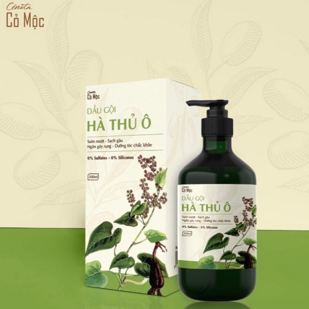 Dầu Gội Hà Thủ Ô Cenota Suôn Mượt, Sạch Gàu, Ngăn Gãy Rụng, Dưỡng Tóc Chắc Khỏe 300ML