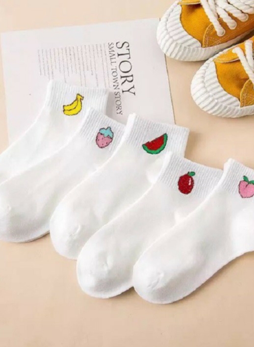 COMBO 10 ĐÔI TẤT HOA QUẢ DỄ THƯƠNG
