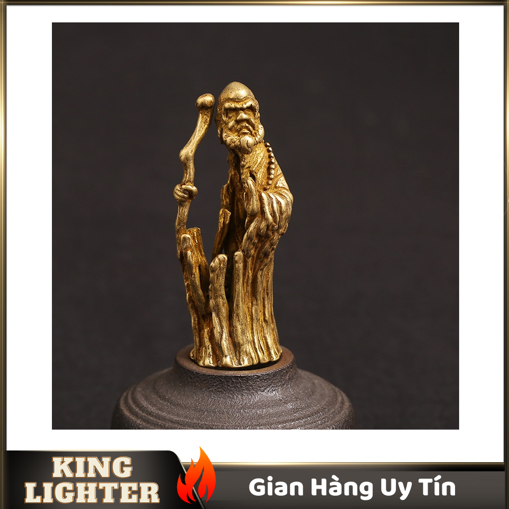 [HCM]Tượng Đồng Phong Thủy Hình Bồ Đề Đạt Ma Trang Trí Đem Lại May Mắn Tài Lộc (Kích Thước: 6.6cm x 2.8cm)