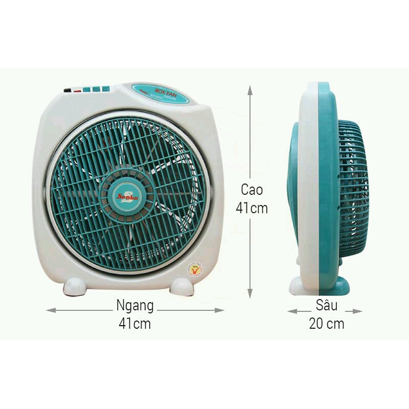 Quạt bàn đảo Senko BD230 (màu ngẫu nhiên)