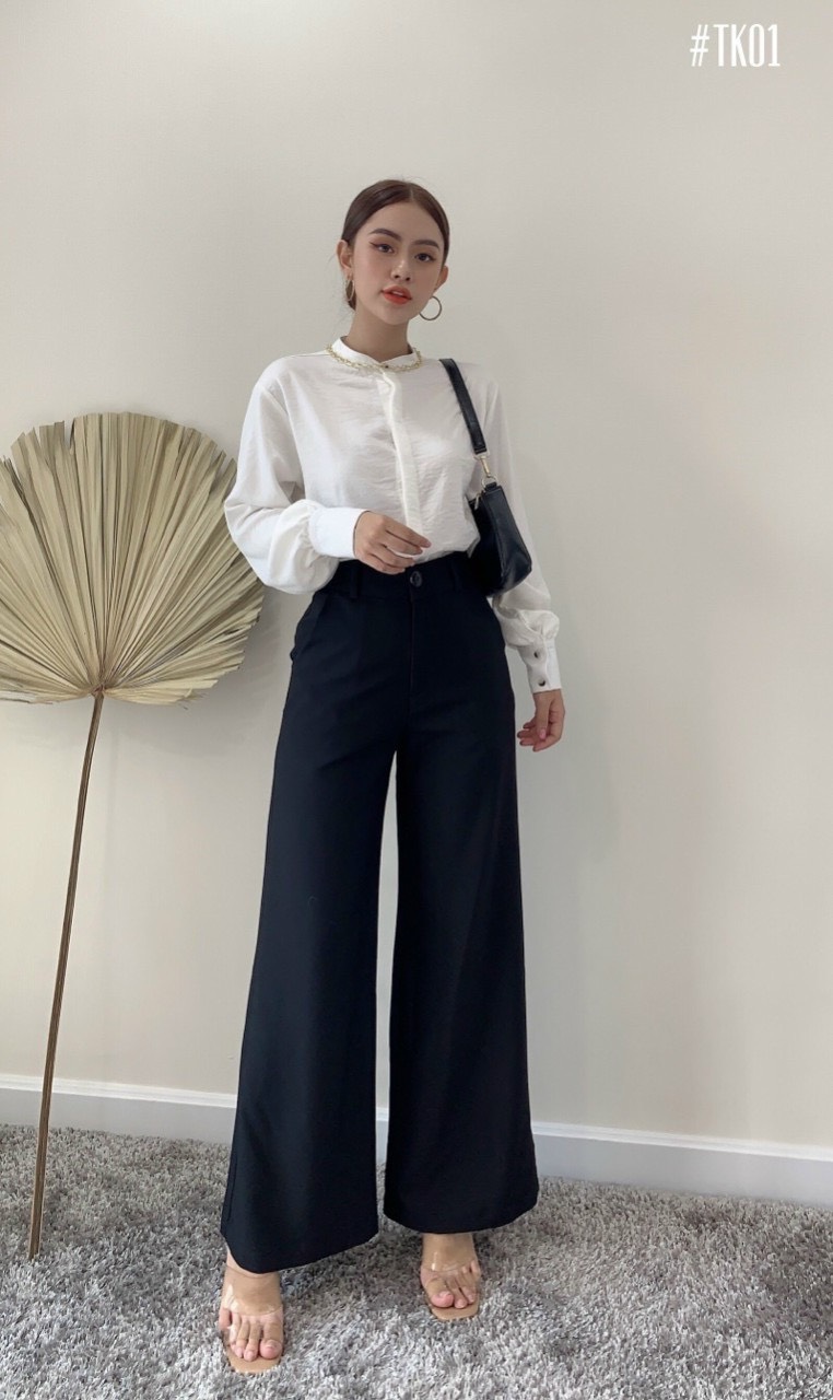 Quần ống suông công sở thanh lịch