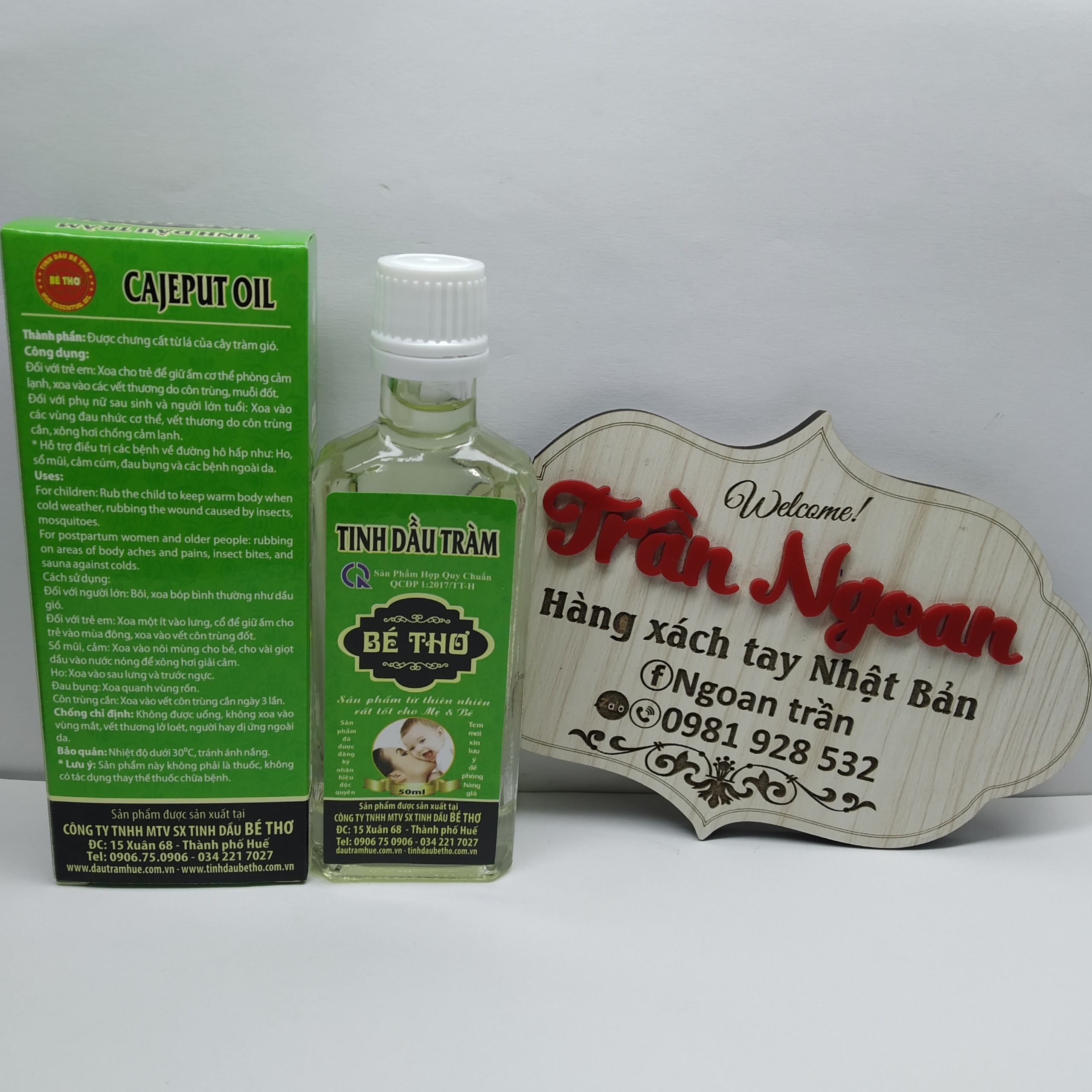 Tinh Dầu Tràm Bé Thơ - Lọ 50ml