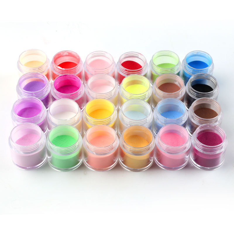 Set 24 màu bột đắp móng & bột làm hoa