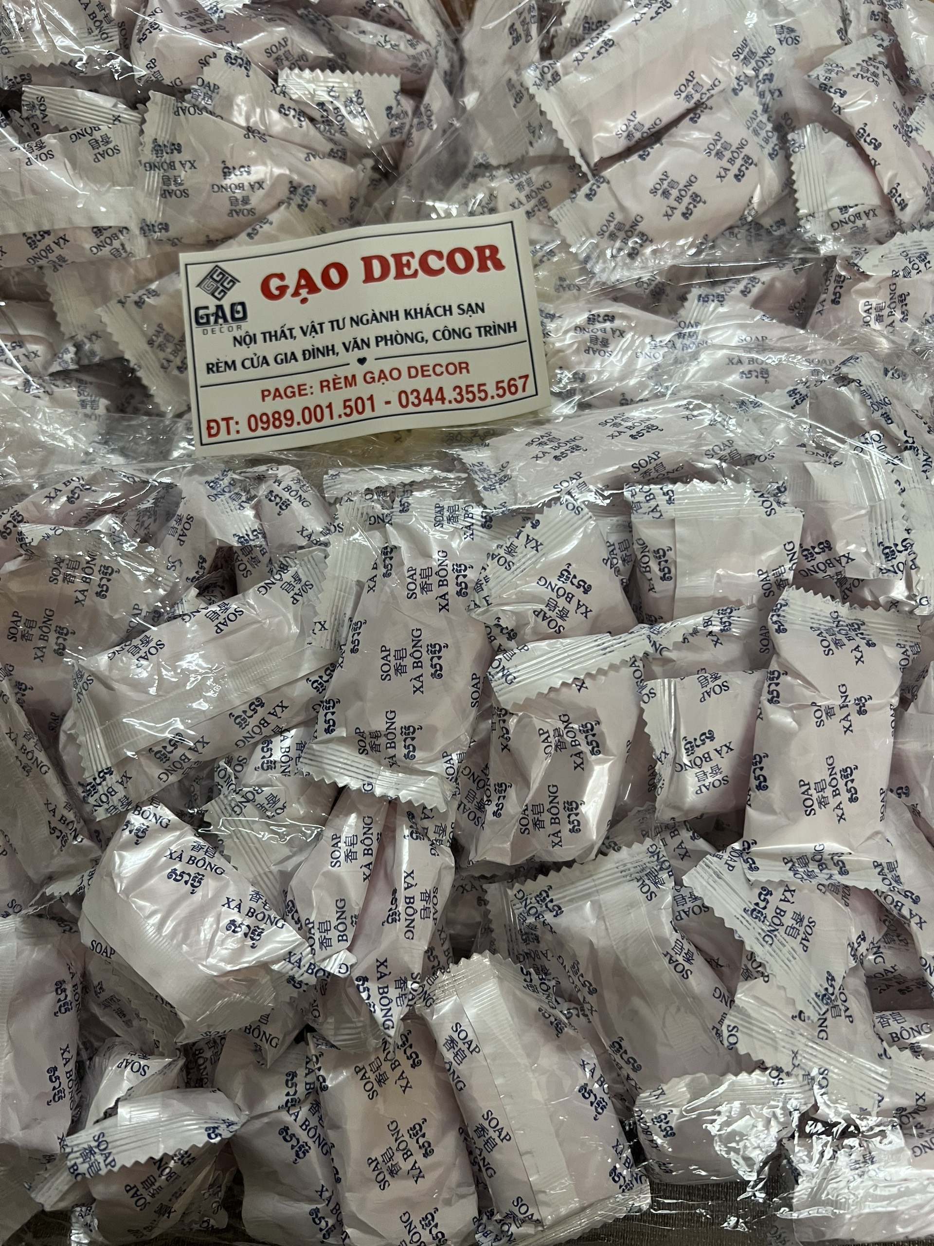 Xà bông chữ thái loại 1 bịch 100c