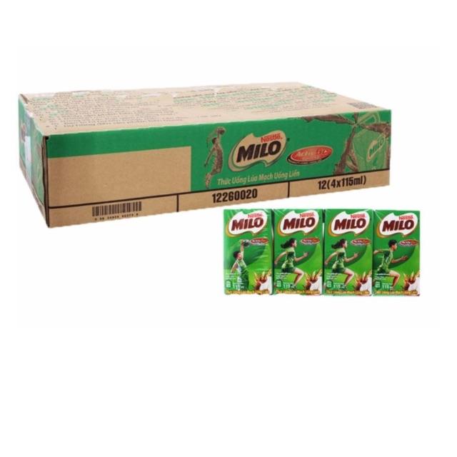 Thùng 48 Hộp Sữa Nestlé MILO Nước (110ml / Hộp)