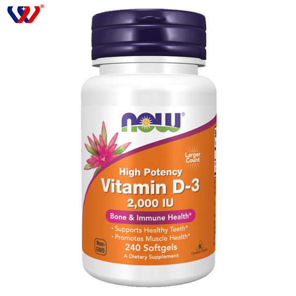 Now Vitamin D-3 2.000 IU 240 Viên
