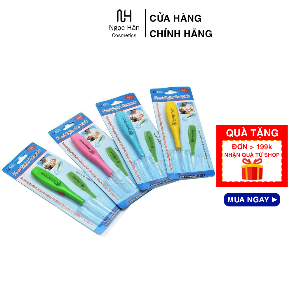 Dụng Cụ Lấy Ráy Tai Có Đèn Siêu Sáng