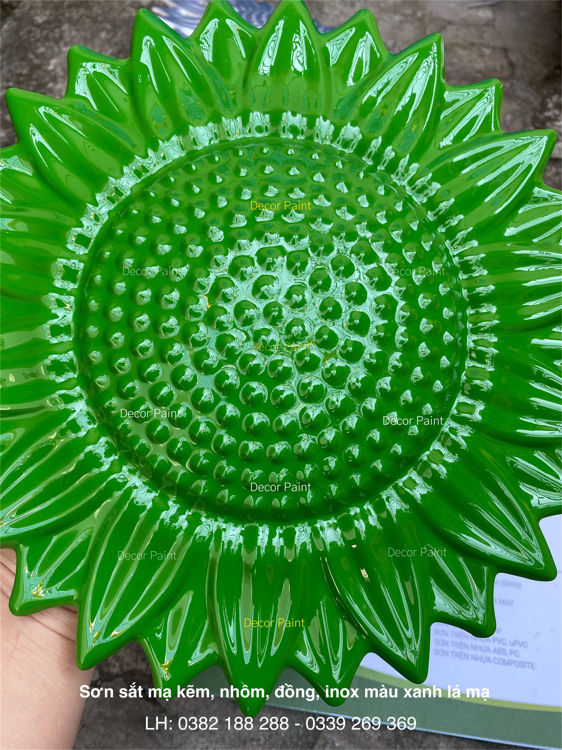 Sơn 2k màu xanh lá Decor Paint