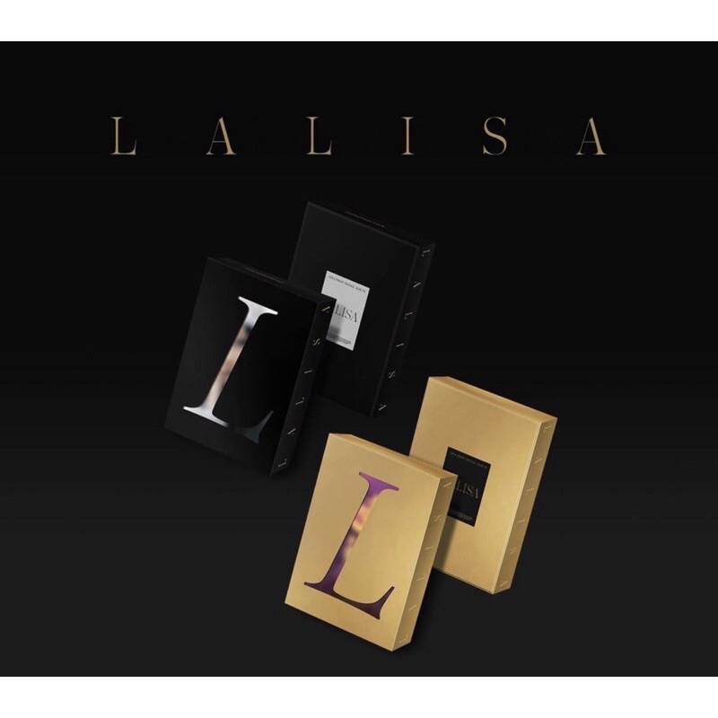 Lisa Lalisa Blackpink Hộp Ảnh Vàng Đen