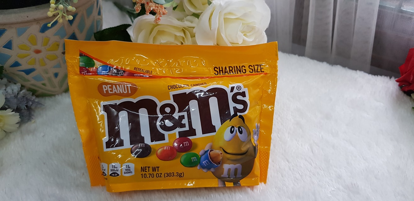 [HCM]Kẹo socola M&Ms  túi 300g Sharing size hàng Mỹ - bịch vàng