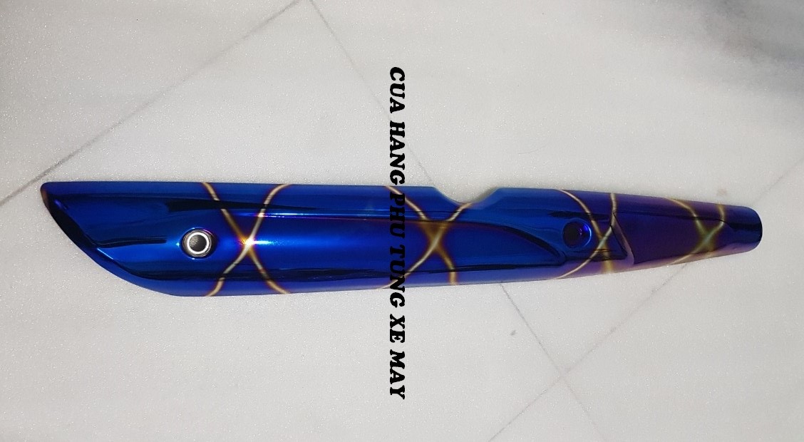Ốp pô gắn xe wave rs100, wave alpha 100 2008 - 2016 titan xịn, bền, đẹp