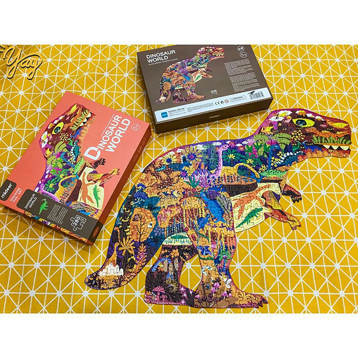 Mideer - Puzzle ghép hình Dinosaur World 280 pcs