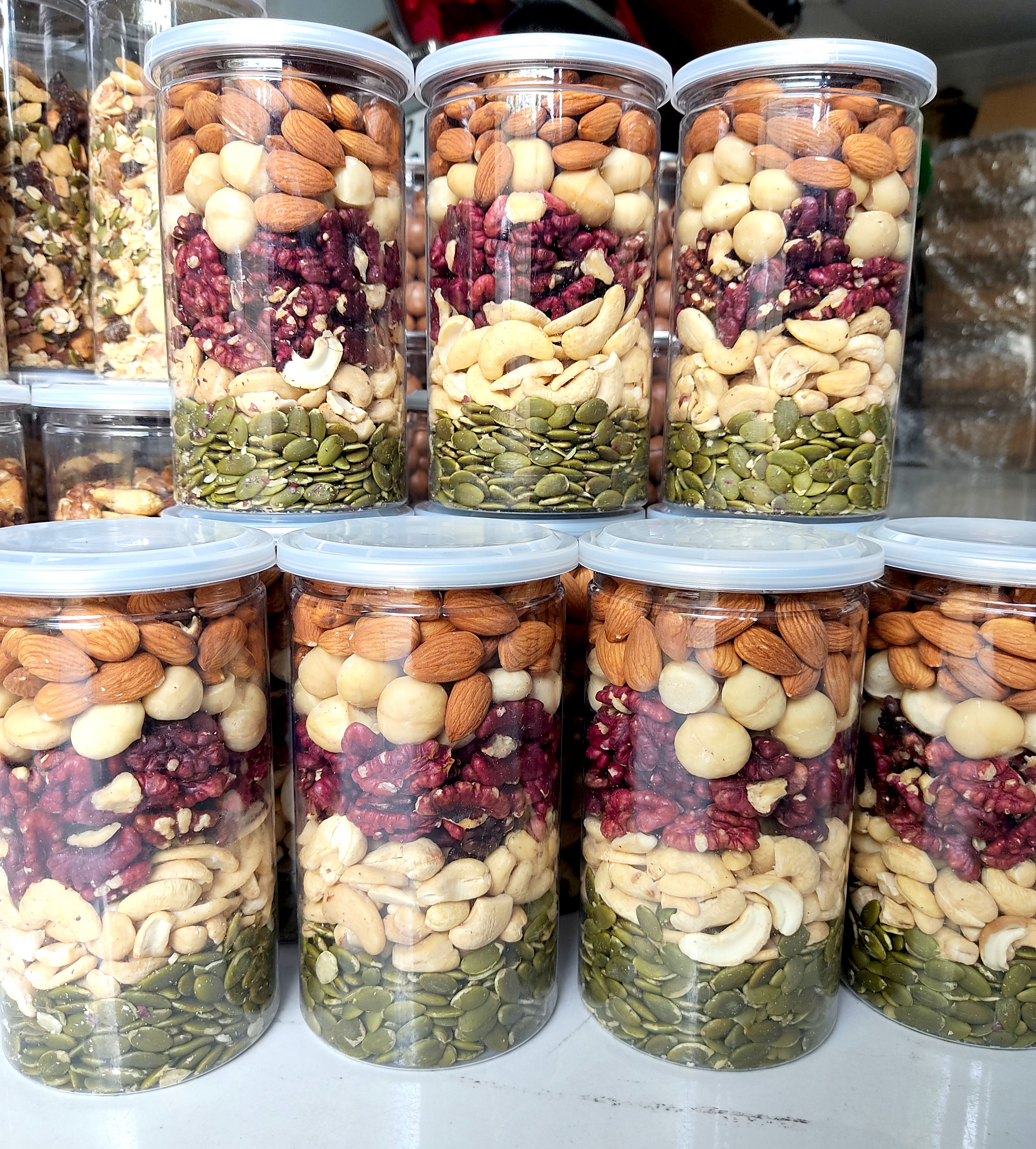 Hạt Dinh Dưỡng 500g- Mix 5 Loại Hạt (macca, óc chó, hạt điều, hạt bí, hạnh nhân)