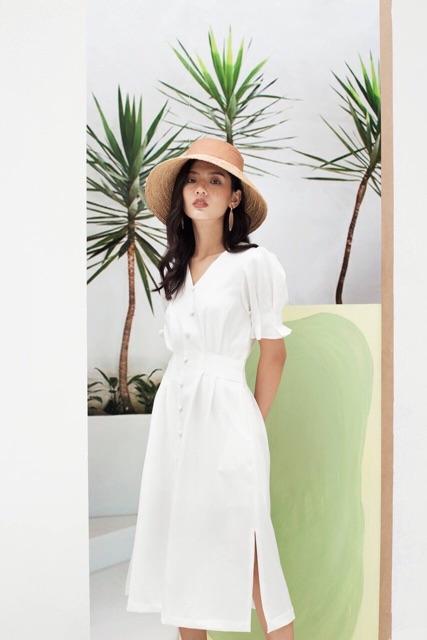 [HCM]Đầm suông dài 3 màu tay xếp li