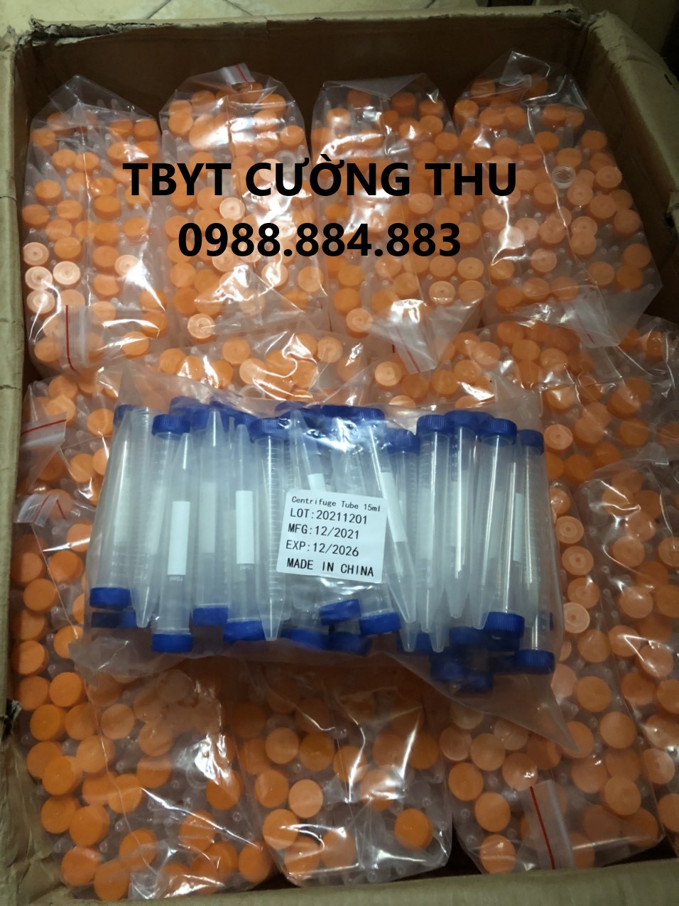 Combo 100 Ống Lý Tâm 15ml Ống Falcon 15ml