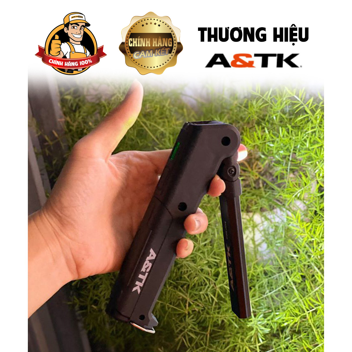 [HCM]Đèn pin 2.000mAh 3.7V A&TK CZR-004