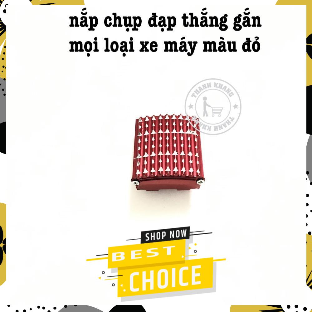 Nắp chụp đạp thắng gắn mọi xe máy số màu đỏ thanh khang 006001449