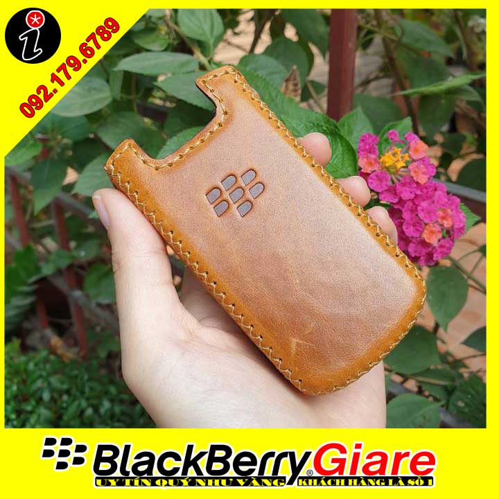 Bao da rút blackberry pearl flip 8220 chất liệu da bò