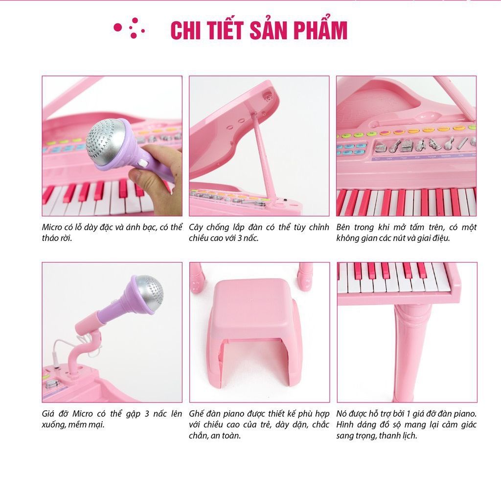 1 Đàn Piano Winfun Kèm Mic Cho Bé (Hàng Qùa Tặng) SHOP BE DAU TAY