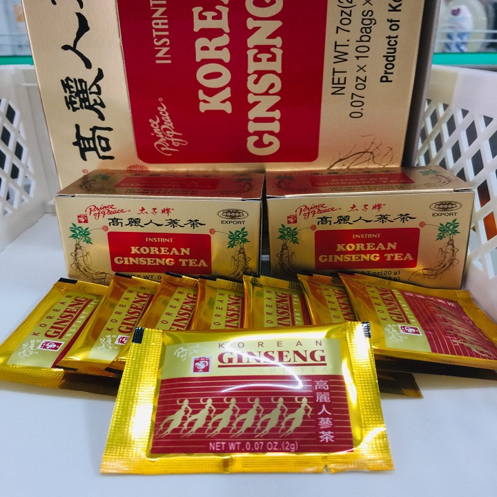 Trà Sâm Hàn Quốc Korean Ginseng Tea 100 gói, 200g
