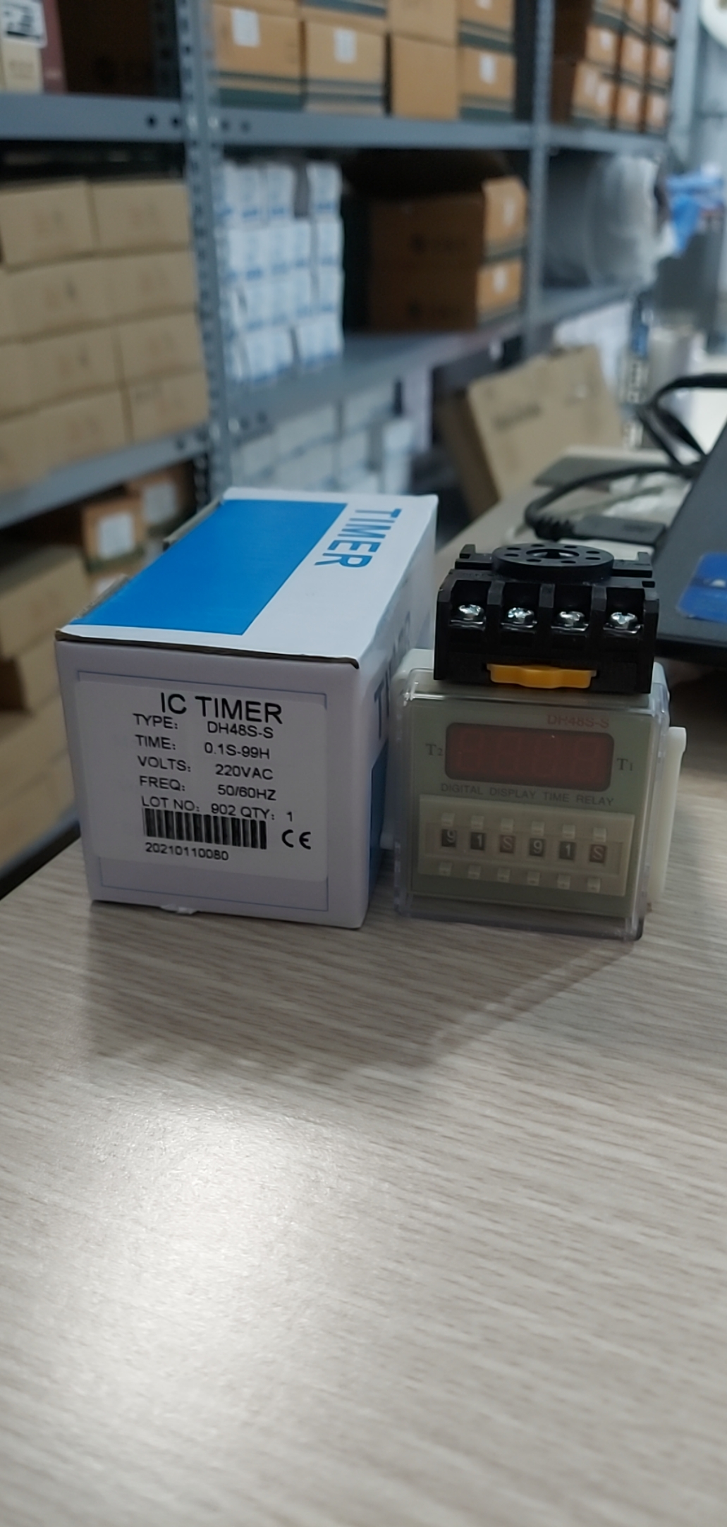 Rơ le thời gianTimer DH48S-S 220VAC