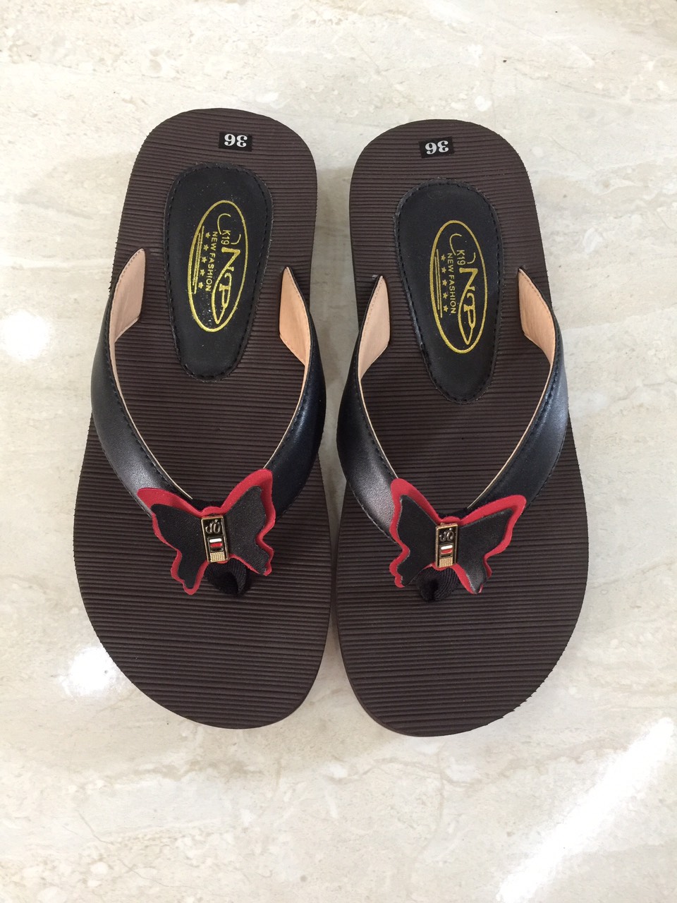 DÉP KEP NỮ THỜI TRANG CAO CẤP HÌNH CON BƯỚM