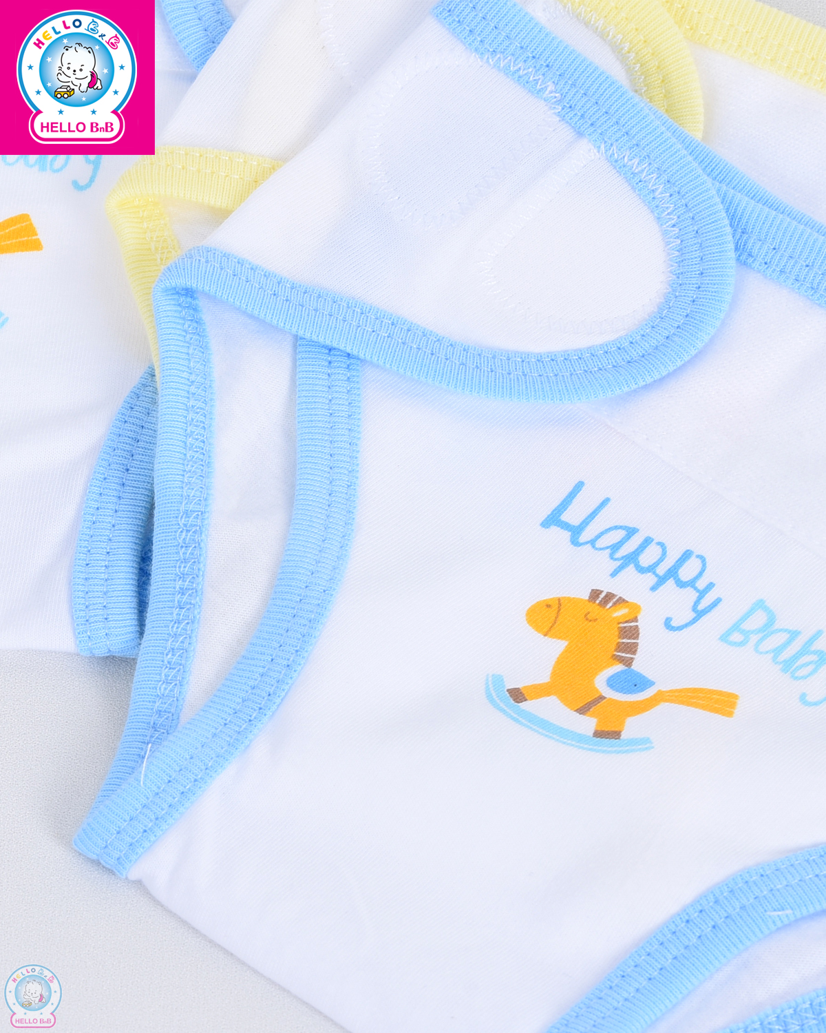 Tã dán sơ sinh Happy 0344 (Gói 5 cái) - HELLO BnB