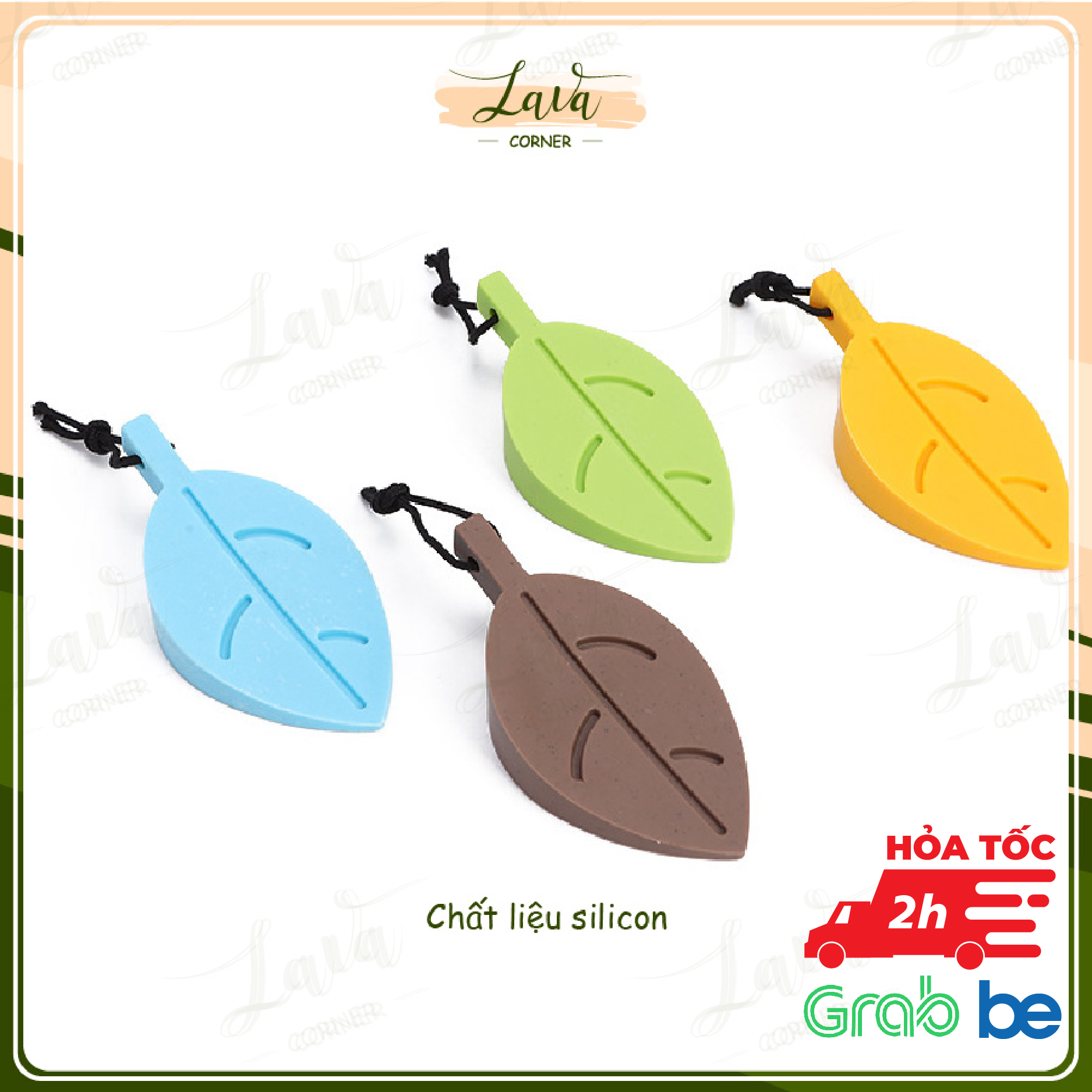 Miếng Chặn Cửa Chắn Gió Chống Va Đập Hình Chiếc Lá