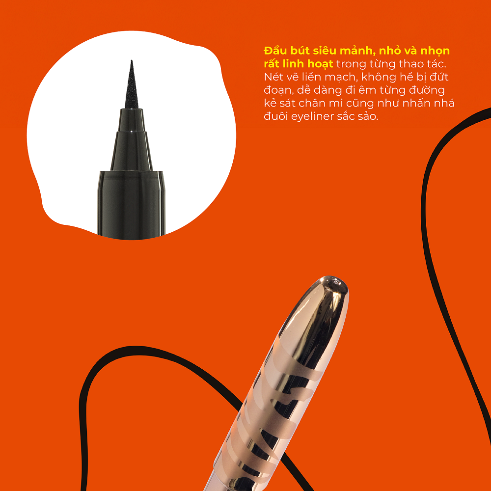 Combo 2 Bút kẻ mắt siêu mảnh Lemonade SuperTiger Micro Eyeliner (1g x2)
