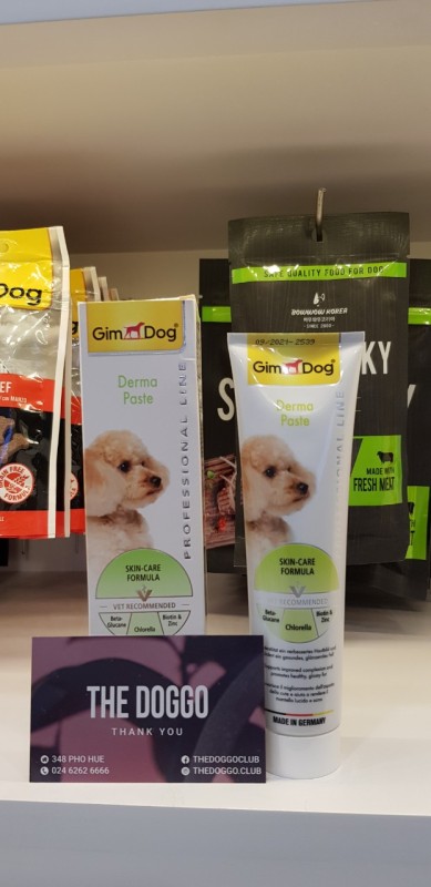 Gimdog Professional Line Derma Paste- Gel dinh dưỡng cho chó bị viêm da và các vấn đề về da, lông