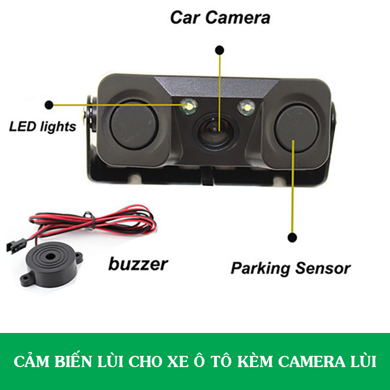 Cảm biến lùi ô tô kèm camera lùi