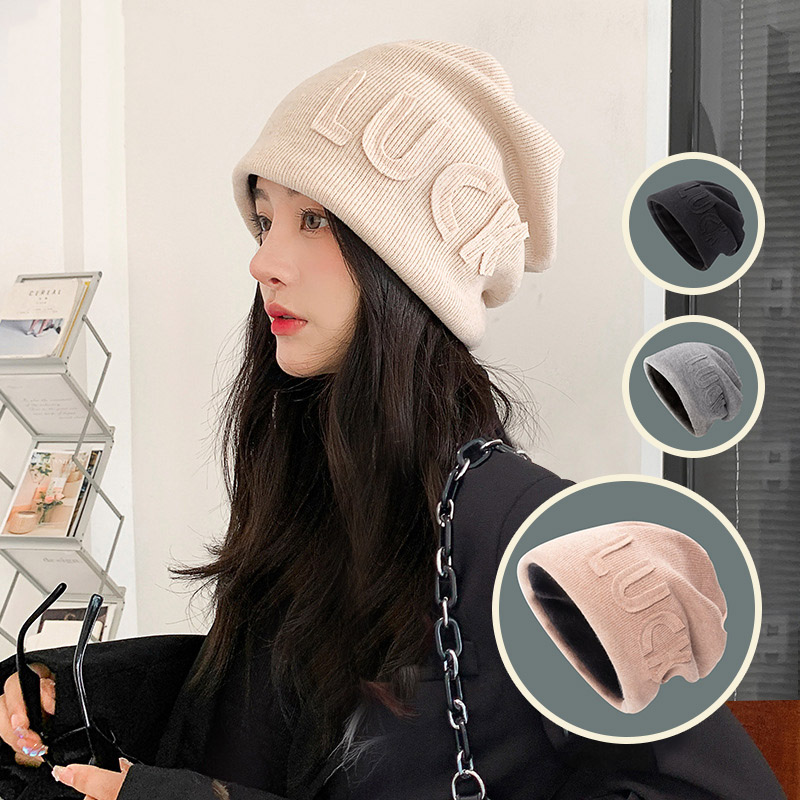 Nón Len Nam Nữ LUCK Thời Trang Mũ Len  Phong Cách