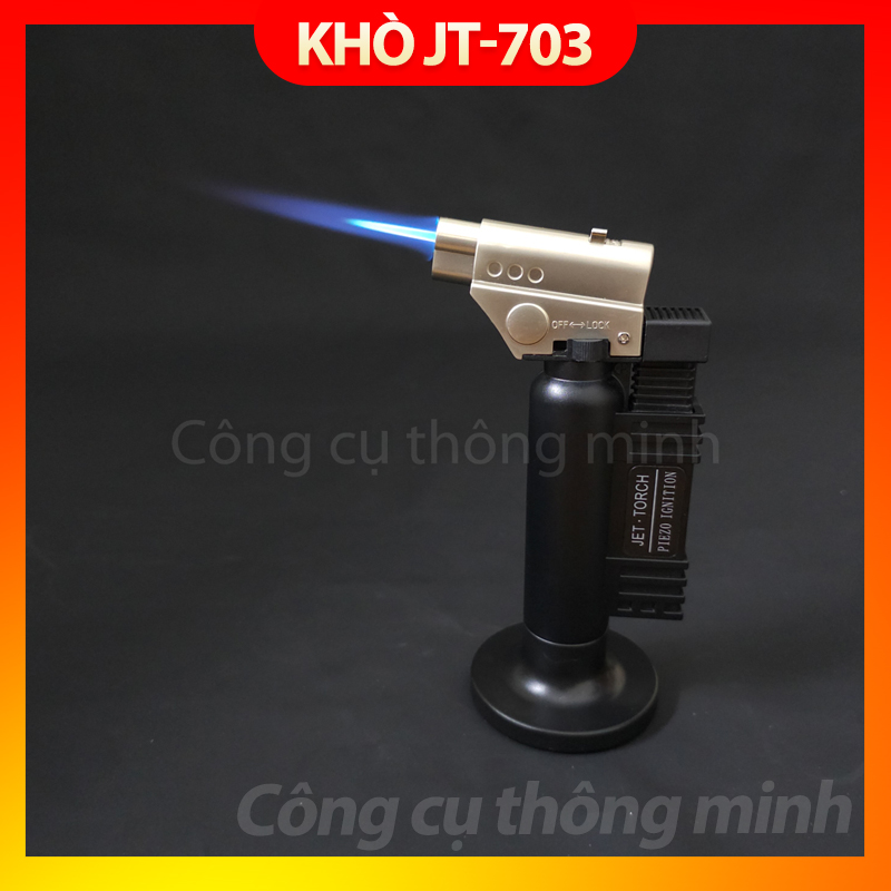 Bật khò siêu mạnh JET TORCH 703 khò pha chế, khò lửa (đầu khò kim loại)
