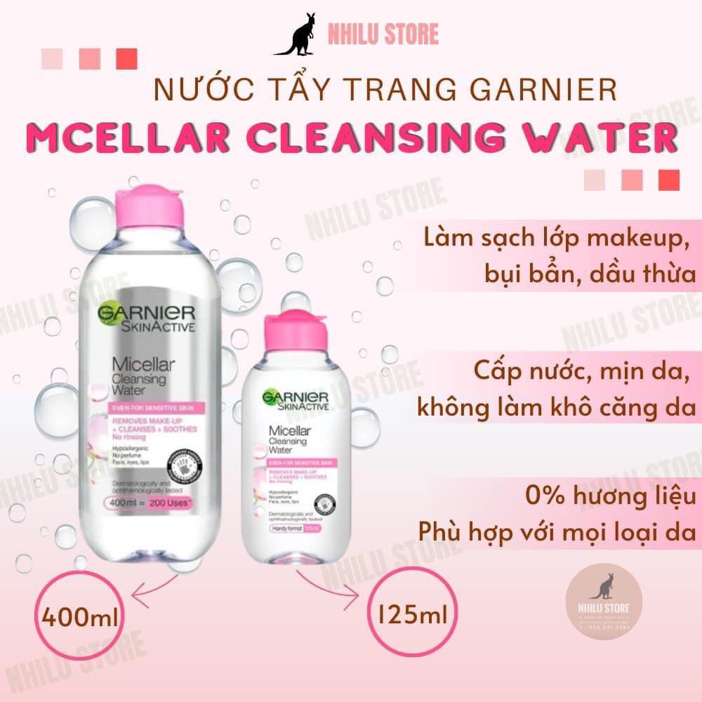 Nước Tẩy Trang Garnier Micellar Cleansing Water All in 1 ( bill Úc)