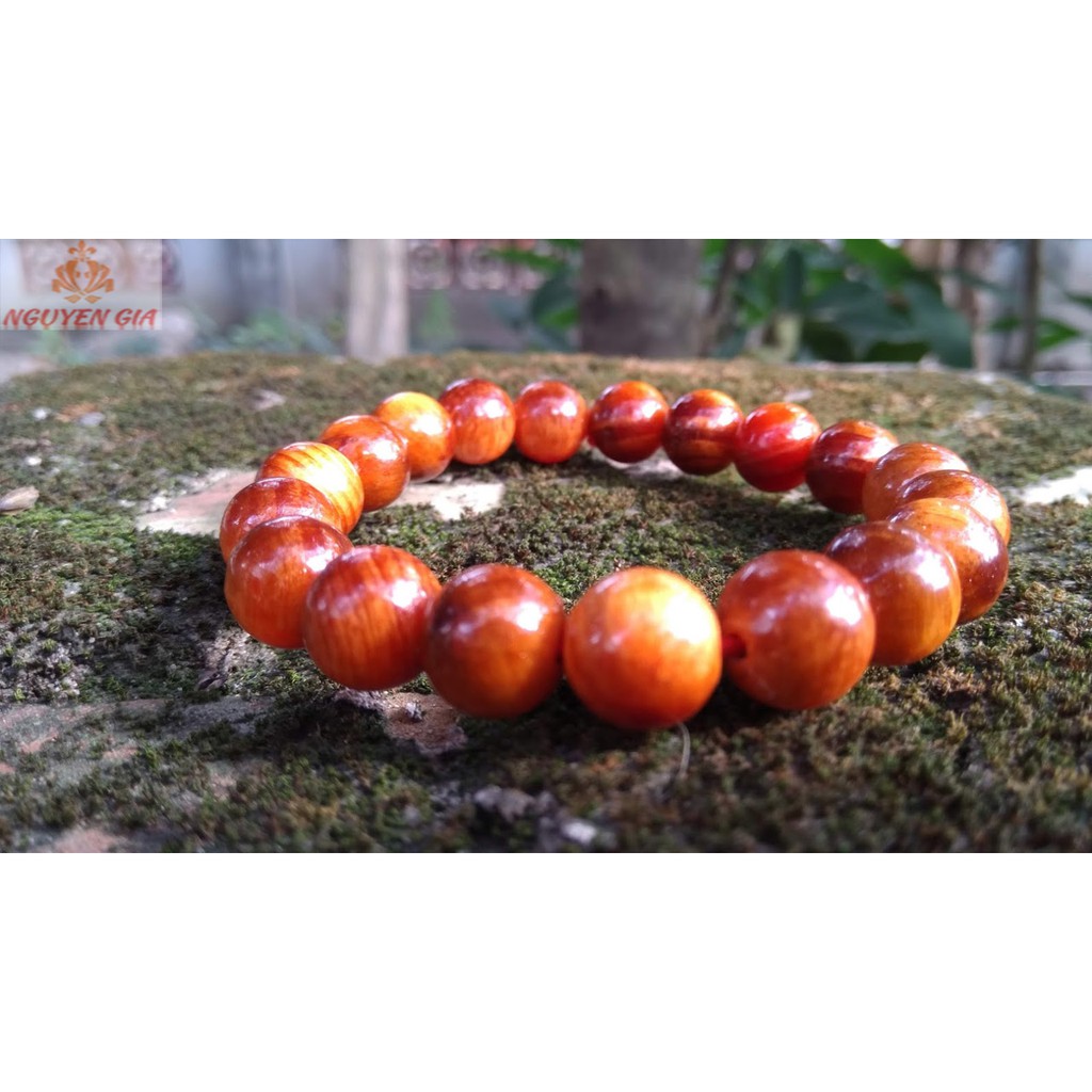 Vòng gỗ huyết rồng (huyết long) 10mm
