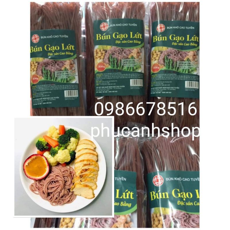 Mì Bún Gạo Lứt Cao Tuyền Thực Dưỡng Eat Clean 100% Gạo Lứt Đỏ Nguyên Chất Đặc Sản Cao Bằng.