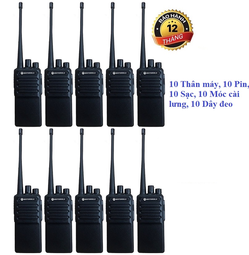 Bộ 10 Bộ đàm Motorola GP850(Giá rẻ, bổ sung thêm cổng hỗ trợ sạc Micro USB)