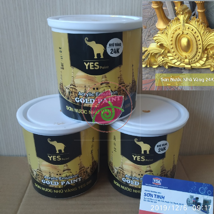 SƠN NƯỚC NHŨ VÀNG YES PAINT 850G