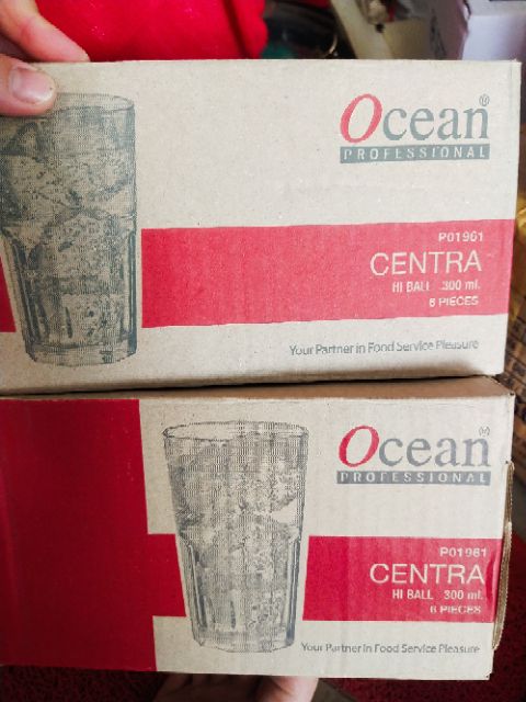 [HCM]Bộ 6 Ly Thủy Tinh Ocean 300Ml