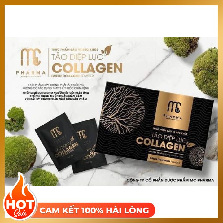 Tảo diệp lục collagen magic skin giảm nám mụn bổ sung nội tiết tố nữ