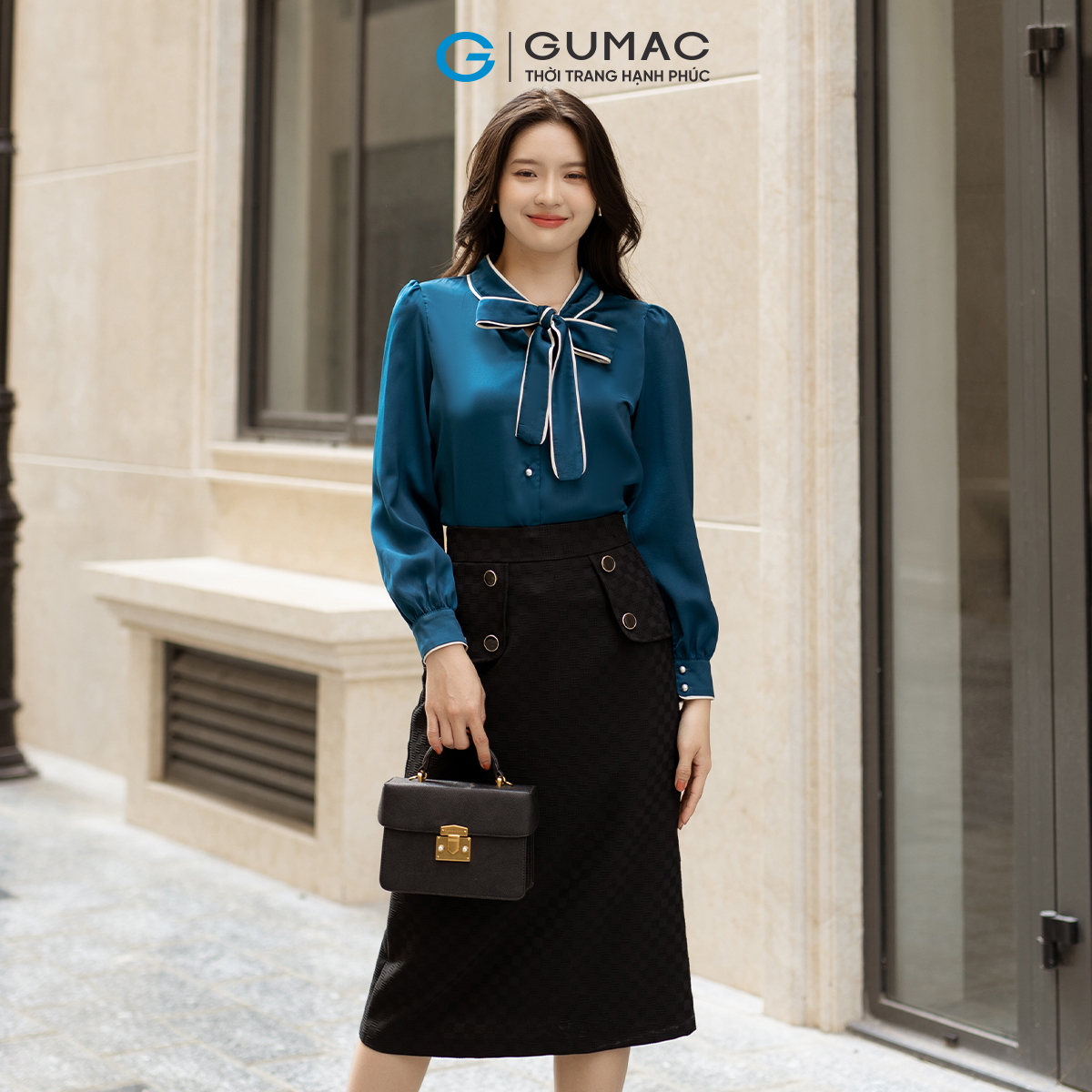 Chân váy phối tà gumac vd05002 - vd12015