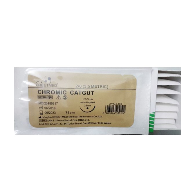 Chỉ phẫu thuật Greetmed tự tiêu 3/0 (3METRIC) đã tiệt trùng