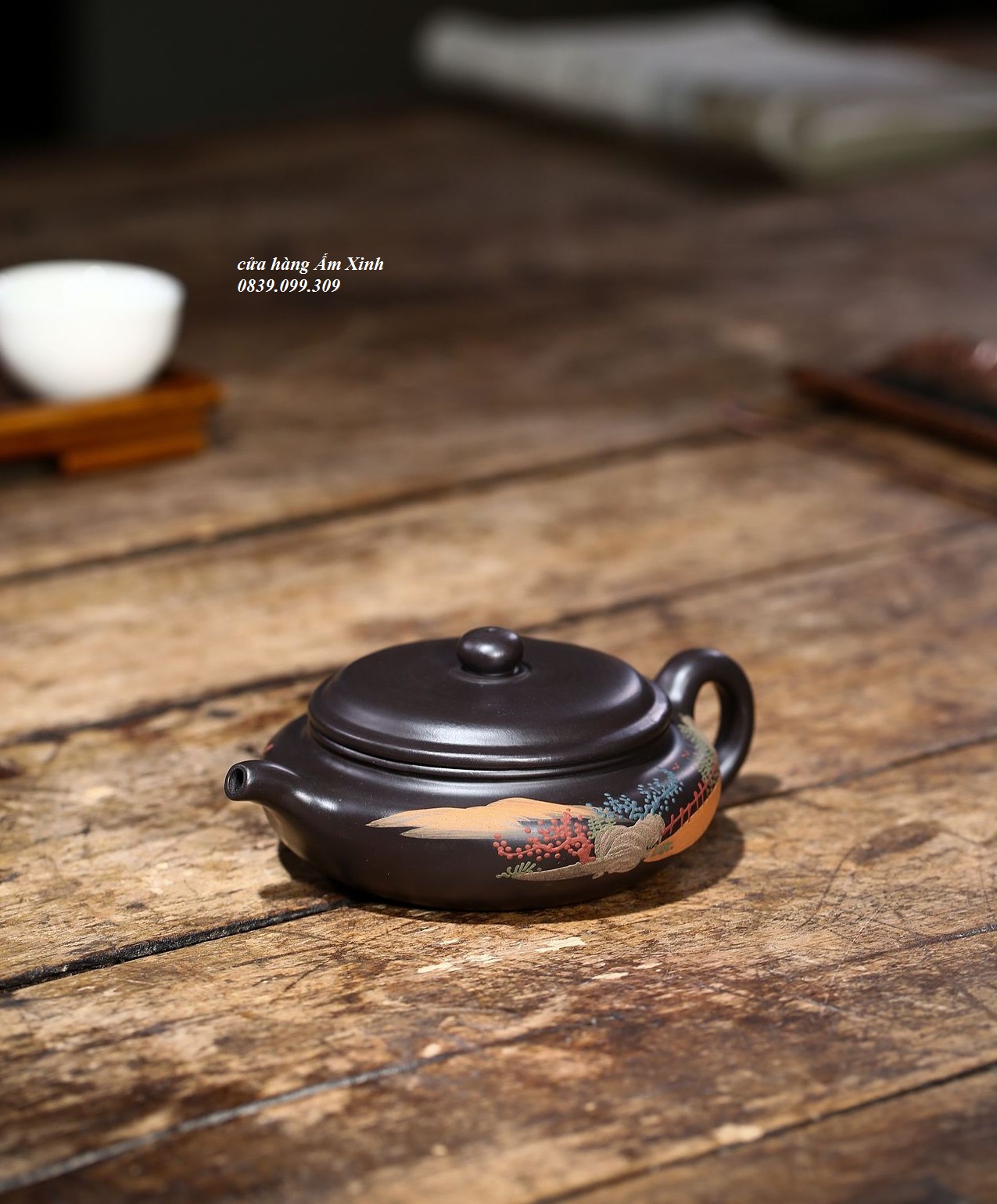 Ấm Tử Sa Nghi Hưng Tuyến Viên 170 ml