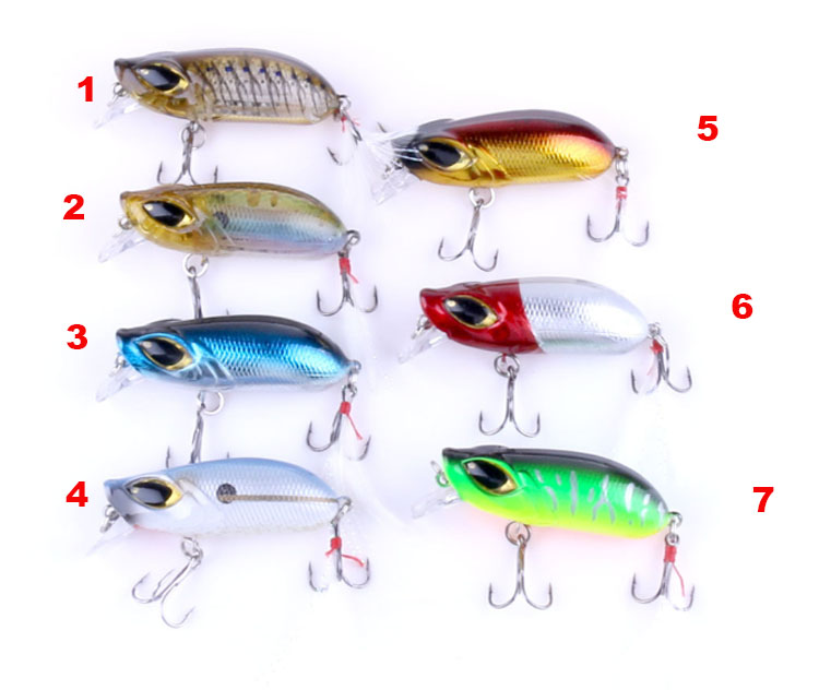 mồi câu lure 3D siêu đẹp - mồi câu cá lóc 8g/5.5cm