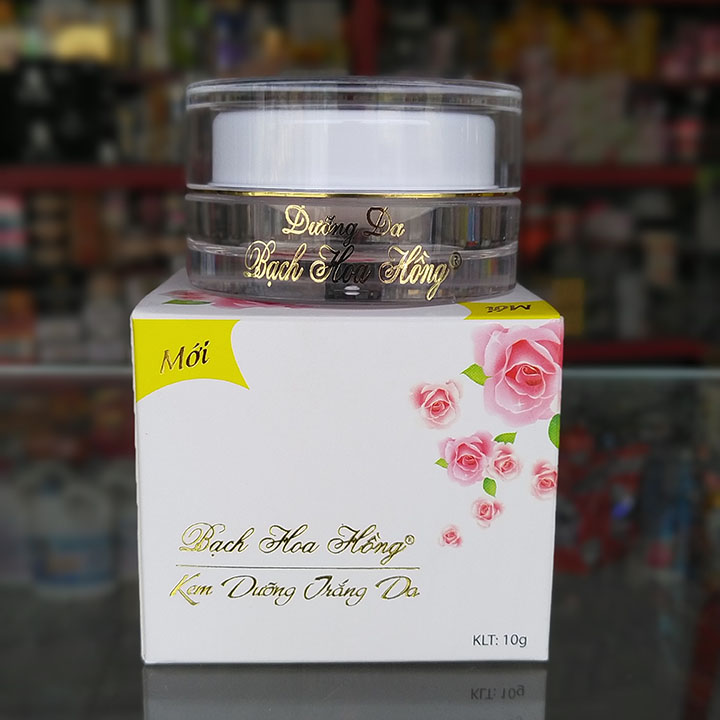Kem dưỡng trắng da Bạch Hoa Hồng 10g