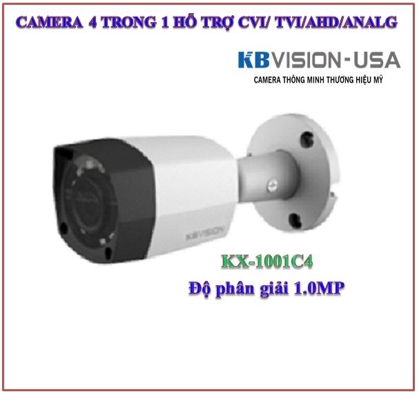 [HCM]Camera 4 in 1 (CVI TVIAHDAnalog) KX-1001C4 (1M)