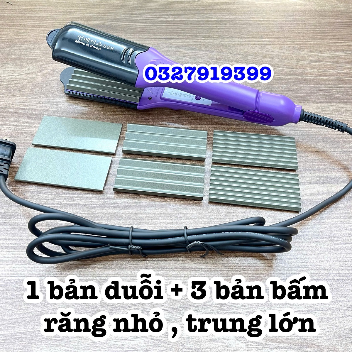 Máy Bấm Tóc Thay Bản Cao Cấp 888 - 3 Trong 1 Duỗi Uốn Bấm Gãy - Chất Liệu Thép Cao Cấp - Kích Thước Nhỏ Gọn - Bảo Hành 3 Tháng