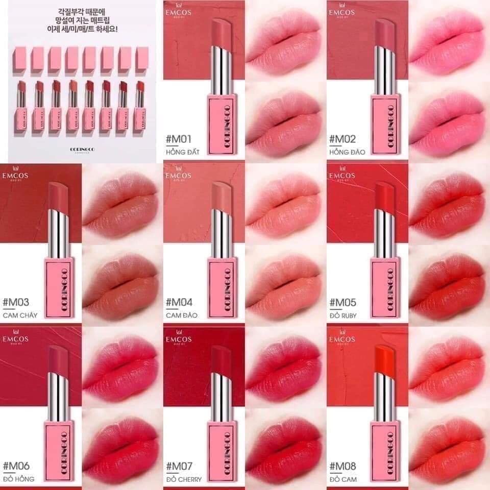 [HCM]Son Emcos Coringco Cherry Chu Bonny Liptick Matte